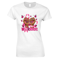 Pegatinas DTF Termoadhesivas Personalizadas con Logotipo para Concientización sobre el Cáncer de Mama, Listas para Planchar en Camisetas y Bolsos, Venta al por Mayor