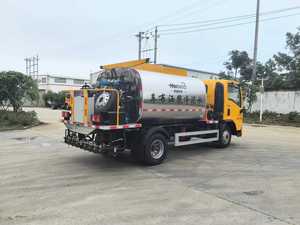 Weichai 151hp motore Mini 5cbm distributore bitume camion spargitore asfalto camion utilizzato per <span class=keywords><strong>cantiere</strong></span> stradale - Product Image 4