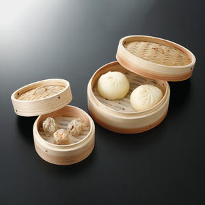 Logotipos personalizados nuevos utensilios de cocina productos únicos vaporera de bambú mini sin tapa de olla - Product Image 4