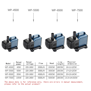 ปั๊มจุ่มสำหรับตู้ปลา,น้ำพุปั๊มดูดน้ำ40-105W - Product Image 6