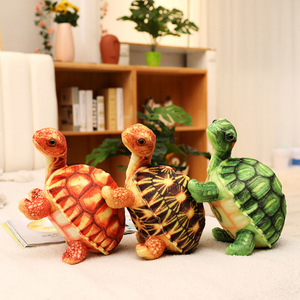 Màu xanh lá cây rùa búp bê sang trọng bền polyester bông cho trong nhà <span class=keywords><strong>Zoo</strong></span> trang trí nội thất xuyên biên giới kỷ niệm lưu niệm PP bông Điền - Product Image 2