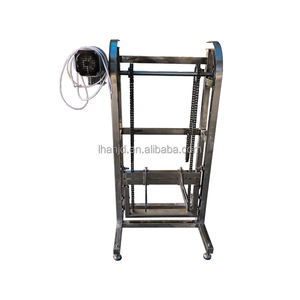 स्वचालित केक आटा होपर ट्रॉली लिफ्ट ब्रेड कार्ट बिन होस्ट लिफ्टिंग मशीन - Product Image 2