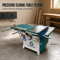 Scie à table coulissante pour le travail du bois Mustang MJ113TB, scie circulaire, lame maximale de 405 mm, scie à panneaux pour l'usine de meubles, coupe du bois
