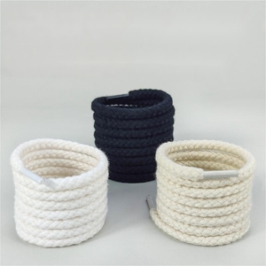 Lacets ronds torsadés en coton épais et colorés de 6-7 mm pour SB <span class=keywords><strong>Dunk</strong></span> <span class=keywords><strong>Low</strong></span> AF1Jordan, vente chaude - Product Image 2
