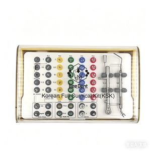 Kit <span class=keywords><strong>d</strong></span>'implants dentaires à <span class=keywords><strong>prix</strong></span> de gros, en acier inoxydable, ensemble chirurgical <span class=keywords><strong>complet</strong></span> coréen universel pour usage clinique - Product Image 4