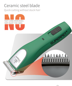 Iclipper-PRO1 Elektrischer Tiertrimmer Wiederaufladbare Hundehaarschneidemaschine mit A5 Abnehmbarer Edelstahlklinge für Katzen - Product Image 5