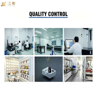 Chariots de guidage linéaire ABBA, blocs de roulements BRH30A / BRC30AO, rail de guidage en acier chromé CNC, Taïwan, garantie de 2 ans