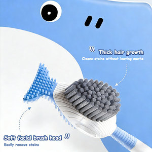 <span class=keywords><strong>Brosse</strong></span> de <span class=keywords><strong>toilette</strong></span> murale <span class=keywords><strong>à</strong></span> 360 degrés avec tête en silicone, design avec trou de suspension pour un nettoyage pratique <span class=keywords><strong>à</strong></span> la maison et dans la salle de bain - Product Image 6