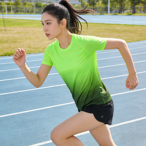 Breathable Fabric Lightweight Skin Friendly <b>Moisture</b> <b>Wicking</b> Quick Dry Professional Running <b>T</b> <b>Shirt</b> Short Sleeve <b>T</b> <b>Shirt</b> - Product Image 1