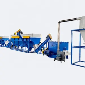 Waste Plastic Hdpe Recycling Machine / Pp Pe Garrafa Reciclar Linha De Lavagem