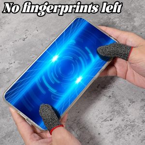 24 Pin Glitter Silver Fiber <b>Gaming</b> Finger Sleeves Perfect Touchscreen Glide Thumb Sleeve for Mobile Games Gamer Profesionales - Product Image 5