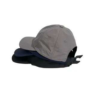 女式马尾辫定制帽子涤纶透气户外运动快照防水棒球帽