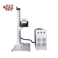 Mini machine de marquage laser, machine de gravure laser UV, marqueurs laser 3w 5w pour plastique et verre
