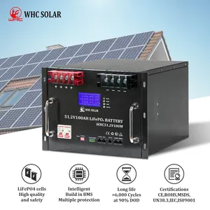 Bateria solar 48v 10kwh, sistema de armazenamento de energia solar bateria 48v 200ah bateria íon de lítio 48v
