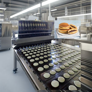 상하이 도라야키 팬케이크 생산 라인 뜨거운 판매 샌드위치 팬케이크 베이킹 오븐 기계 - Product Image 4