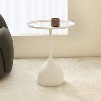 Meubles de salon de haute qualité, design moderne, table basse en acier inoxydable, table d'appoint légère et durable