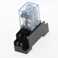 220/240V AC 10A 8PIN Relay daya koil DPDT LY2NJ HH62P HHC68A-2Z dengan dasar soket