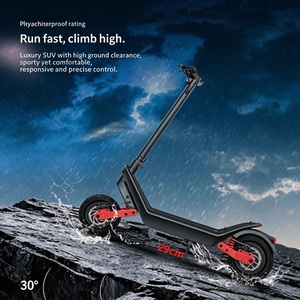 สกู๊ตเตอร์ไฟฟ้าพับได้ทรงพลัง 1000W*2 ระยะทาง 100 กม. สำหรับผู้ใหญ่ รุ่น Hyper Electric Cargo Scooter Bike Cooper ความเร็ว 25 ไมล์ต่อชั่วโมง จากคลังสินค้า EU US - Product Image 5