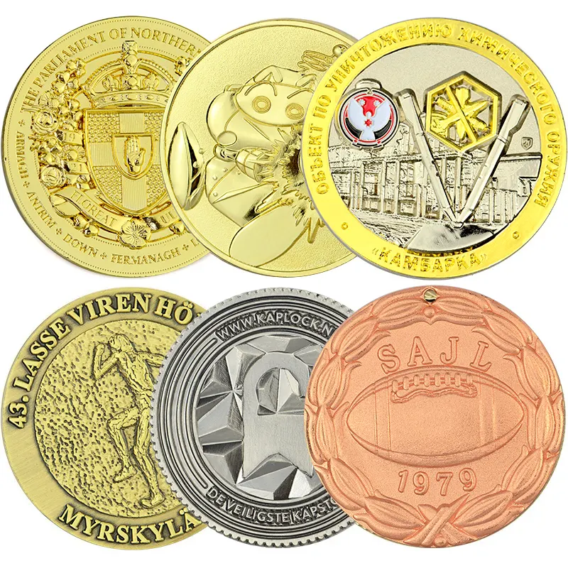 Manufacturer Personalised Custom logo 3D Zinc Alloy Brass Engraving Souvenir Enamel Coin Challenge Coins