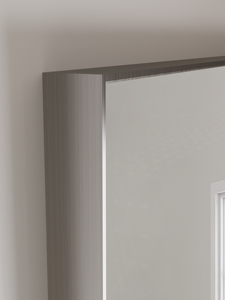 Miroir tunnel rectangulaire mural en acier inoxydable encadré - Product Image 5