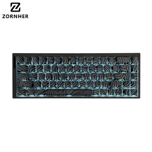 คีย์บอร์ดเกมมิ่ง Zornher ZH68 Magnetic Axis Anode สีดำ แบบมีสาย Type-C Hot-Swap RGB Plug&Play อัตราการสัมผัส 8K ความเร็วตอบสนองต่ำ 0.1ms - Product Image 1