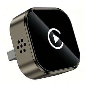 Adaptateur CarPlay filaire vers sans fil, dongle stable à reconnexion automatique, adaptateur d'infodivertissement pour la plupart des véhicules équipés d'un CarPlay filaire d'origine. - Product Image 2