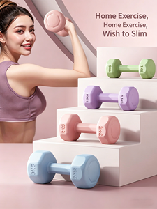 BLSPORTS Hotsale PVC Sponge Type Household <b>Lady</b> Child Gym Equipment Arm Muscle Yoga Fitness Portable Small <b>Dumbbell</b> Set - Product Image 2