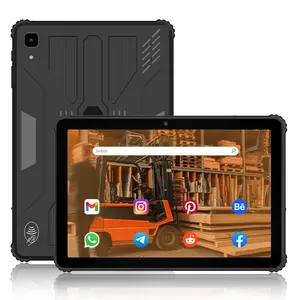 Android 4g dual sim 1920*1200 full HD, pc kasar 10 inci Industri tahan air Ip68 dengan ram 6gb rom 128gb, Kustom