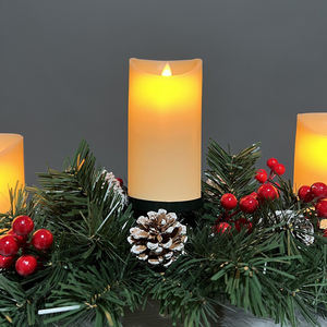 Decoración navideña Portavelas estilo navideño para Adviento de Navidad - Product Image 5