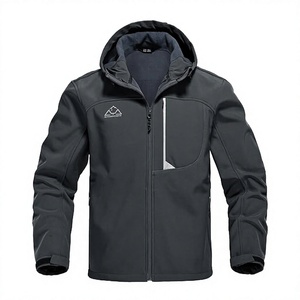 Chaqueta de Invierno para Hombre, Cuello Redondo, Tejido de Lana, Transpirable, Ecológica, de Secado Rápido, Resistente al Agua y al Viento, Color Liso - Product Image 2