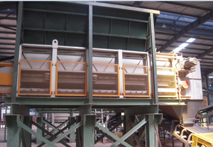 मिट्टी की ईंट और टाइल कच्चे माल के लिए मोटर और गियरबॉक्स के साथ एक श्रृंखला-प्लेट फीडर 70 टन/घंटे उत्पादन - Product Image 3