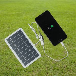 Panneau <span class=keywords><strong>solaire</strong></span> monocristallin 2W 5V Power Bank <span class=keywords><strong>Chargeur</strong></span> <span class=keywords><strong>solaire</strong></span> extérieur pour <span class=keywords><strong>iPhone</strong></span> Android Chargement USB étanche certifié CE - Product Image 1