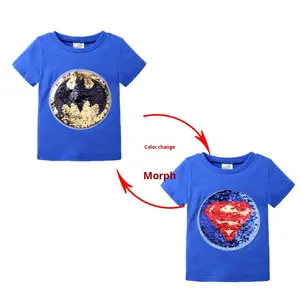 Summer Trendy Casual Boys T-Shirt 100% Cotton New Korean Cartoon Design Comfortable Short-Sleeve Versatile Kids' <strong>Clothing</strong> - Product Image 2