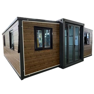 Chine Usine Haute Qualité Personnalisé 20ft <span class=keywords><strong>Azure</strong></span> Métal Sculpté Panneaux Conteneur Extensible Maison 2 Chambres 1 Salle De Bains 1 Cuisine - Product Image 5