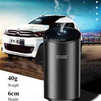 Purificateur d'air ultrasonique portable sans eau pour verre, avec lumière LED, rechargeable par USB, à fixer sur grille d'aération, pour huiles essentielles, maison et bureau, vente en gros