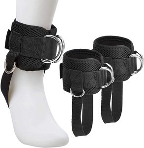 Cinturini <span class=keywords><strong>per</strong></span> Caviglie Regolabili Personalizzati <span class=keywords><strong>per</strong></span> Esercizi in Palestra, Accessorio <span class=keywords><strong>per</strong></span> Macchina con Cavo in Nylon - Product Image 3