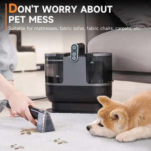 Limpiador de Alfombras Portátil de Fábrica OEM ODM, 15KPa de Alta Succión, Lavadora de Tapicería y Sofás con Agua Caliente a $59.5, para Manchas de Mascotas - Product Image 5