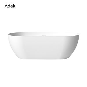 <span class=keywords><strong>Vasca</strong></span> <span class=keywords><strong>da</strong></span> <span class=keywords><strong>Bagno</strong></span> Ovale Freestanding di Lusso in Solid Surface, <span class=keywords><strong>Vasca</strong></span> in Pietra Artificiale per Villa - Product Image 3