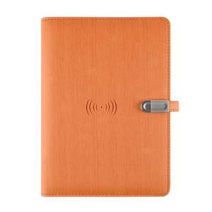 Agenda Corporativa Ecológica con Tapa Dura de 4.3 Pulgadas, Diario con Video, Cargador Inalámbrico de 10000 mAh, Unidad USB y Bloqueo por Huella Dactilar - Product Image 6