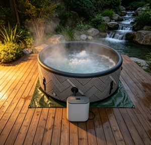 Jacuzzi con Bomba de Calor y Temperatura Constante, Piscina de Hidromasaje para Uso Durante Todo el Año - Product Image 1