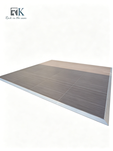 Panel de Madera con Diseño de Grano para Pista de Baile Moderna, Decoración para Bodas - Product Image 1