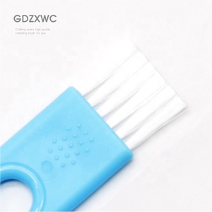 Produits ménagers simples très petite brosse de nettoyage bleue brosses de clavier à poils PBT blancs 10 couleurs - Product Image 6