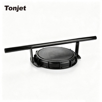 Anneau de verrouillage pour couvercle de réservoir IBC 150 mm et 225 mm, en acier robuste noir, pour utilisation en stockage de 1000 L