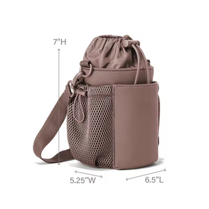Nuevas llegadas: Bolsa de neopreno personalizada para botella de agua deportiva con correa cruzada para el hombro - Product Image 2