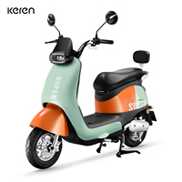 Moto électrique colorée violette 72V 20Ah 55KPH à vendre