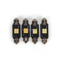 Luz Led Interior para coche, 31mm, 36mm, 39mm, 41mm, C5W, luz LED de señal, Bombilla Canbus, luz de lectura, lámpara de matrícula, blanco cálido