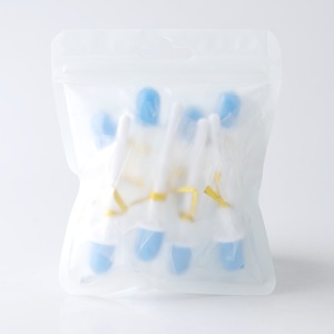 Lot de 10 applicateurs nasaux jetables en cire, en forme de sourcil, prêts à l'emploi pour l'épilation des poils des oreilles <span class=keywords><strong>et</strong></span> du <span class=keywords><strong>nez</strong></span> - Product Image 1