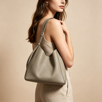 Sacs échantillons gratuits, support OEM/ODM, sac fourre-tout pour femme en cuir kaki avec bandoulière réglable, pour le shopping décontracté
