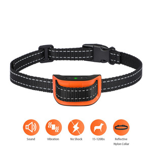 Collar de entrenamiento antiladridos para mascotas con sonido y vibración para control de ladridos de perros, material plástico de 6.2x3.6x3 cm - Product Image 5