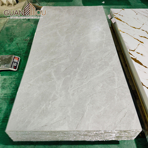 Rouleaux <span class=keywords><strong>de</strong></span> panneaux muraux en PVC imperméables à effet marbre géométrique moderne brillant avec des propriétés insonorisantes et anti-rayures pour hôtel - Product Image 6